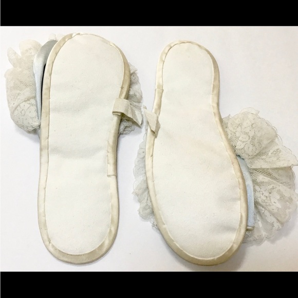 Vintage Bridal Slipper sz 7/8 - Picture 3 of 8